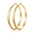 Large Gold Hoop Earrings for Women Hypoallergenic Thick Gold Hoops Lightweight 14K Real Gold Plated Extra Big Hoop Earrings for Women Girls 30/40/50/60/70mm