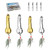 Bass Fishing Lure, Fishing Spoons, Topwater Fishing Lures with Trebles Hooks, Trout Fishing Lures, Fishing Tackle for Freshwater and Saltwater Bass Fishing Lure, Fishing Spoons, Topwater Fishing Lures with Trebles Hooks, Trout Fishing Lures, Fishing Tackle for Freshwater and Saltwater