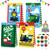 16 PCS Train Birthday Party Supplies Train Birthday Party Favor Bags Train Birthday Party Gift Bags Train Party Favors Train Sticker Train Goodie Bags
