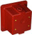Edwards Signaling 2459-WPB-R BOX ASM WEATHERPROOF RED