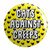 Geek Details Cat Lover Feminist Themed Pinback Button (Against Creeps)