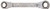 Wilde Tool 802 Offset Ratchet Box Wrench, 1/2 inch x 9/16 inch