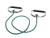 TheraBand Resistance Tubes with Hard Handles, Professional Latex Elastic Tubing for Exercise, Physical Therapy, Pilates, At-Home Workouts, & Rehab, 48 in., Green, Heavy, Intermediate Level 1
