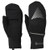 TrailHeads Men's Convertible Running Gloves - Black/Reflective (Small/Medium)