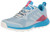adidas outdoor Women's Terrex CMTK Trail Running Shoe, ASH Grey/Chalk White/Shock Cyan, 10 M US