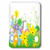 3dRose lsp_101665_1 Pretty Spring Flowers All in Bloom Single Toggle Switch