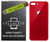 iPhone 8 Plus Back Glass Replacement Kit OEM Battery Door Replacement w/Adhesive & Removal Tool Compatible w/Apple iPhone 8 Plus Only (RED)