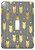 3dRose lsp_219529_1 Grey and Gold Arrows Pattern - single Toggle Switch