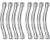 Crystal Pull Handle Knob Drawer Cabinet Cupboard Pull Furniture Hardware Handle Door Pull (128MM)