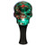 Fun Central Z556, 1 Pc, 8 Inches LED Light Up Crystal Skull Wand, Glowing Stick Wand, Glow Stick Wand, Glowing Magic Wand, Magic Glow Stick