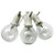 Globe string light 50ft white - White G40 Globe wedding lights