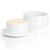 Porcelain Butter Crock, French Butter Keeper - Fresh Soft Butter without Refrigeration, White - Better Butter & Beyond