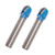 Sipery 2Pcs Round Nose Cove Box Router Bit 1/4 inch Shank Carbide-Tipped 2 Flutes Radius Core Box Router Bit Cut Diameter 5/16inch