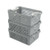 Obston Grey Storage Baskets With Handle, 3 Packs
