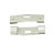 25 Pack VERTICAL BLIND Vane Saver ~ Ivory Curved Repair Clips ~ Fixes Broken Holes