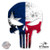Punisher Skull Texas Flag - 5" Vinyl Sticker - For Car Laptop I-Pad - Waterproof Decal