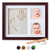 Baby Handprint Kit |NO Mold| Baby Picture Frame, Baby Footprint kit, Perfect for Baby Boy Gifts,Top Baby Girl Gifts, Baby Shower Gifts, Newborn Baby Keepsake Frames (Standard, Espresso)