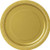 Unique Industries Paper Cake Plates (Gold, 50ct, 2 Pack - 100 Total)