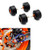 Free2choose Motorcycle Front & Rear Fork Wheel Frame Slider Crash Protector for KTM 125 200 390 Duke K