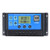 30A Solar Charge Controller, Solar Panel Charge Controller 12V 24V Dual USB Charge Regulator Intelligent, Adjustable Parameter Backlight LCD Display and Timer Setting ON/Off Hours(30A)