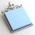 Nickel Fleur de Lis Post-it Note Holder - Set of 3