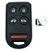Keyless Entry Remote Car Key Fob Case Shell 5 Buttons Replacement for Honda Odyssey 2005 2006 2007 2008 2009 2010