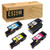 CMYBabee Compatible Toner Cartridge Replacement for Dell E525W E525 Printer Cartridges to use with E525W Color Laser Printer, 4 Pack (593-BBJX 593-BBJU 593-BBJV 593-BBJW)