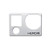 Faceplate Front Cover Face Plate - Frame Housing Repair Part Fix for GoPro Hero 4 Black and Silver Edition