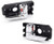 2Pcs Pair Front/Rear LEFT RIGHT Interior Inside Chrome Door Handle for Kia Spectra Spectra5 2004 2009