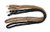 Tough 1 Knotted Cord Roping Reins, Purple/Black