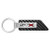iPick Image - Ford Carbon Fiber Texture Black Leather Strap Key Chain - F-150 STX