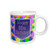 3dRose 174858_2 Balloons With Purple Banner Happy 95Th Birthday Ceramic Mug 15 oz