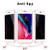 iPhone 8 Screen Protector, iPhone 7 Screen Protector, MOBY Privacy Anti Spy Anti Glare Ballistic Tempered Glass HD 3D Curve Edge,Full Screen Protector 9H Hardness Protector for Apple iPhone7/8, White
