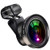 Large Aperture Phone Lens, 52UV 0.45X Wide Angle & 15X Macro Lens, 2 in 1 HD Cell Phone Camera Lens for iPhone, Samsung, Android Smartphone (Black)