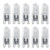 Zerodis G9 Halogen Bulb, 10Pcs G9 Base Halogen Light 120V 40W Lighting Replacement Home Warm White Bright