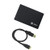 HWAYO 2.5'' 120GB Ultra Slim Portable External Hard Drive USB3.0 HDD Storage for PC/Desktop/Laptop/MacBook/Chromebook (Black)