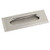 Uxcell 11cm x 4.2cm Rectangle Drawer Door Flush Pull Handle, Silver Tone