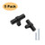 5 Pieces Kitchen Cabinet Knobs Black Dresser Knobs for Dresser Drawers 2 - Inch Length - Peaha Matte Black Dresser Knobs Contemporary Handle Pull