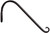 Panacea 86412 Forged Angled Wall Bracket, Black, 12-Inch
