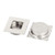 Uxcell a15081200ux0084 Sliding Door Drawer 50mm Square Recessed Flush Pull Handle 2pcs