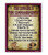Novelty The Cowgirl's Ten Commandments Metal Sign