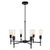 Lingkai Industrial Chandelier Pendant Light 6-Light Ceiling Lighting Kitchen Island Light Hanging Light Fixture