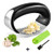 Letlar Stainless Steel Garlic Press Rocker Garlic Crusher Squeezer Slicer Mincer Chopper Kitchen Gadget with Handle (GarlicRocker)