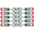 DasMarine 10PCS Adjustable Self-Locking Buckle Toggle Latch Clamp,Adjustable Cabinet Box Lever Handle Toggle Catch Latch Lock Clamp Hasp