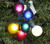 Vickerman Pack of 10 Multi Satin G50 Globe Replacement Christmas Light Bulbs for C9 Socket