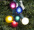 Vickerman Pack of 10 Multi Satin G50 Globe Replacement Christmas Light Bulbs for C9 Socket