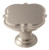 Amerock BP36629G10 Grace Revitalize Cabinet Knob, 1-3/4 in (44 mm) Diameter, Satin Nickel