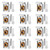 Corrines 3 Set Spring Loaded Mirror Hanger Clips Mirror Mounting Clips,Mirror Mount Clips with Rawl Plugs and Screws,12 Piece.