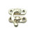 Dasunny 20Pcs Box Hasp Latch Hook, Mini Size Gold Swing Arm Latch Toggle Latch Hasp Lock