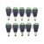 Hxchen Male CCTV Camera DC Power Adapter Connector for Led Strip CCTV Security Camera Cable Wire Ends Plug Barrel Adapter - (10 Pcs)
